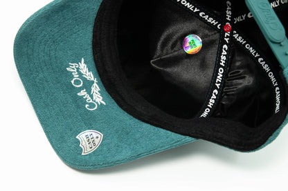 CASH ONLY CHAMPAGNE AND CANNABIS TEAL