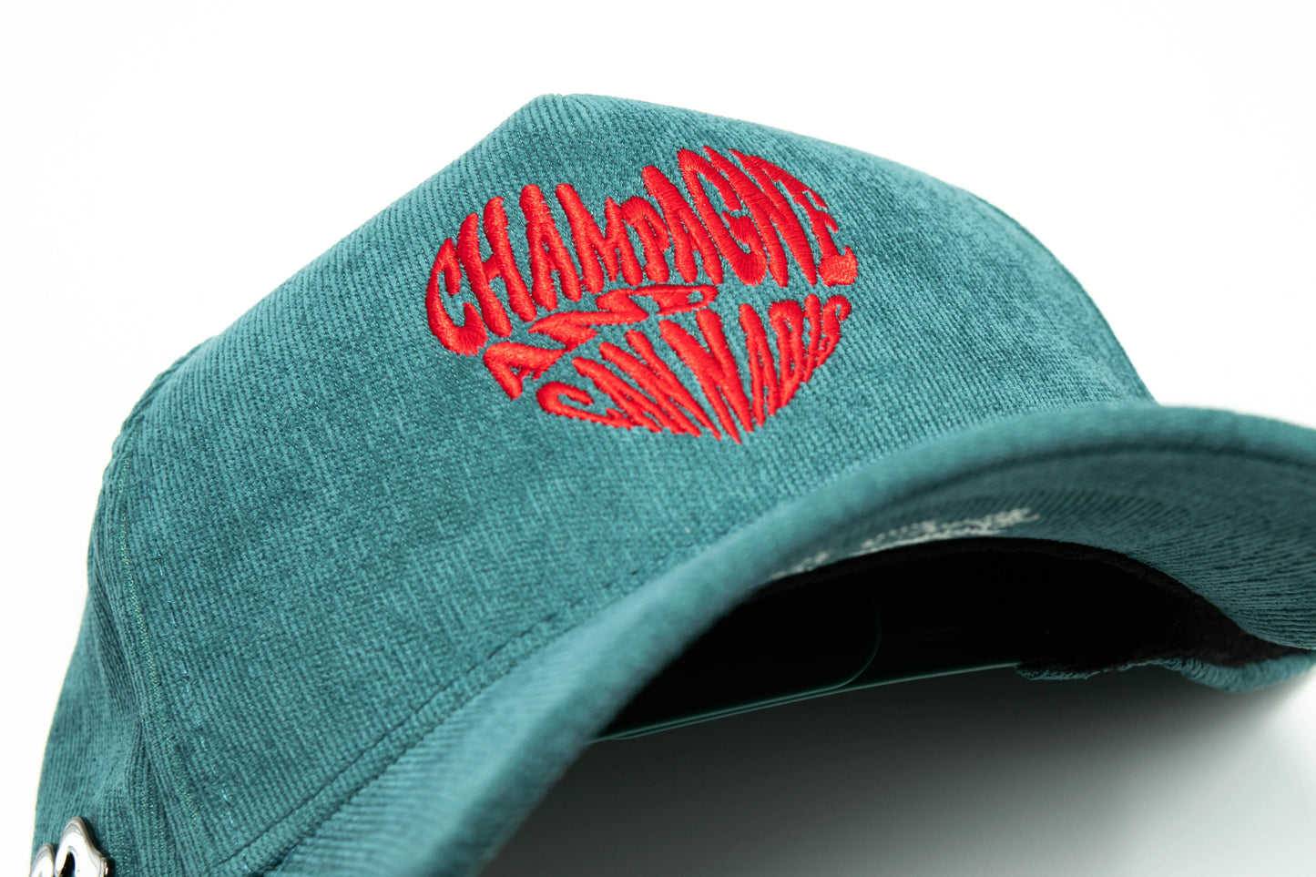 CASH ONLY CHAMPAGNE AND CANNABIS TEAL